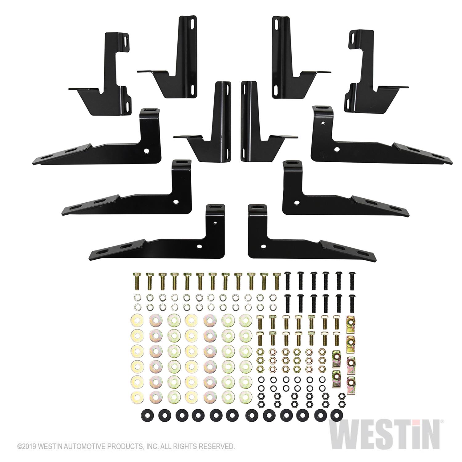 Westin 18-26 Jeep Wrangler JLU 4dr R5 Nerf Step Bars - Tex. Blk thumbnail 7