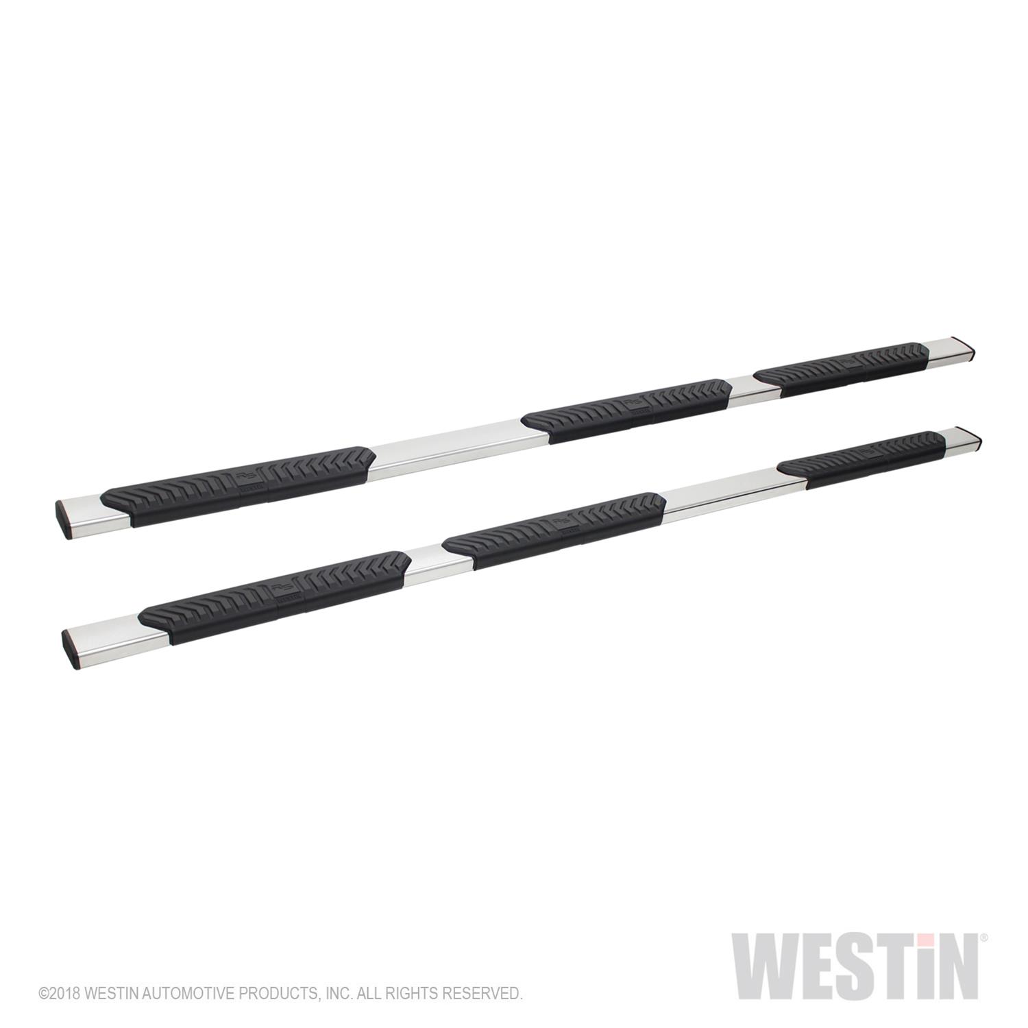 Westin 07-18 Chevrolet Silverado 1500 CC 6.5ft Bed R5 M-Series W2W Nerf Step Bars - Polished SS thumbnail 2