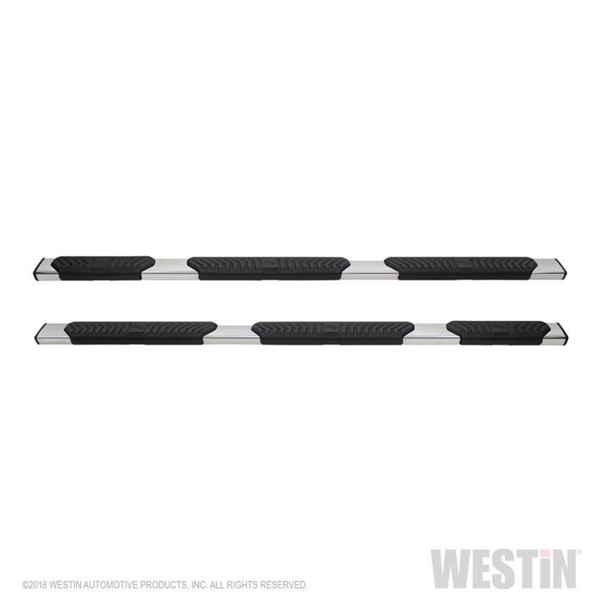Westin 2019-2026 Chevrolet Silverado/Sierra 1500 Crew Cab (5.5ft) R5 Modular Nerf Step Bars - SS thumbnail 4