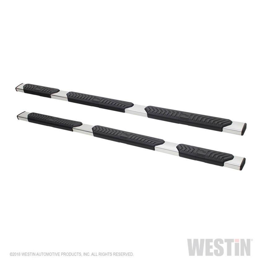 Westin 2019-2026 Chevrolet Silverado/Sierra 1500 Crew Cab (5.5ft) R5 Modular Nerf Step Bars - SS thumbnail 2