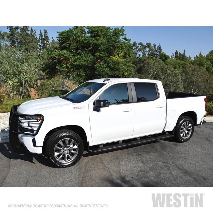 Westin 2019-2026 Chevrolet Silverado/Sierra 1500 Crew Cab (5.5ft) R5 Modular Nerf Step Bars - Black