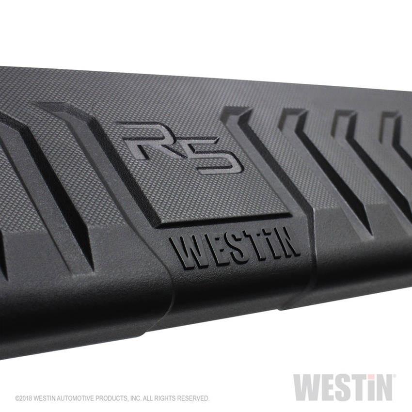 Westin 2019-2026 Chevrolet Silverado/Sierra 1500 Crew Cab (5.5ft) R5 Modular Nerf Step Bars - Black thumbnail 2