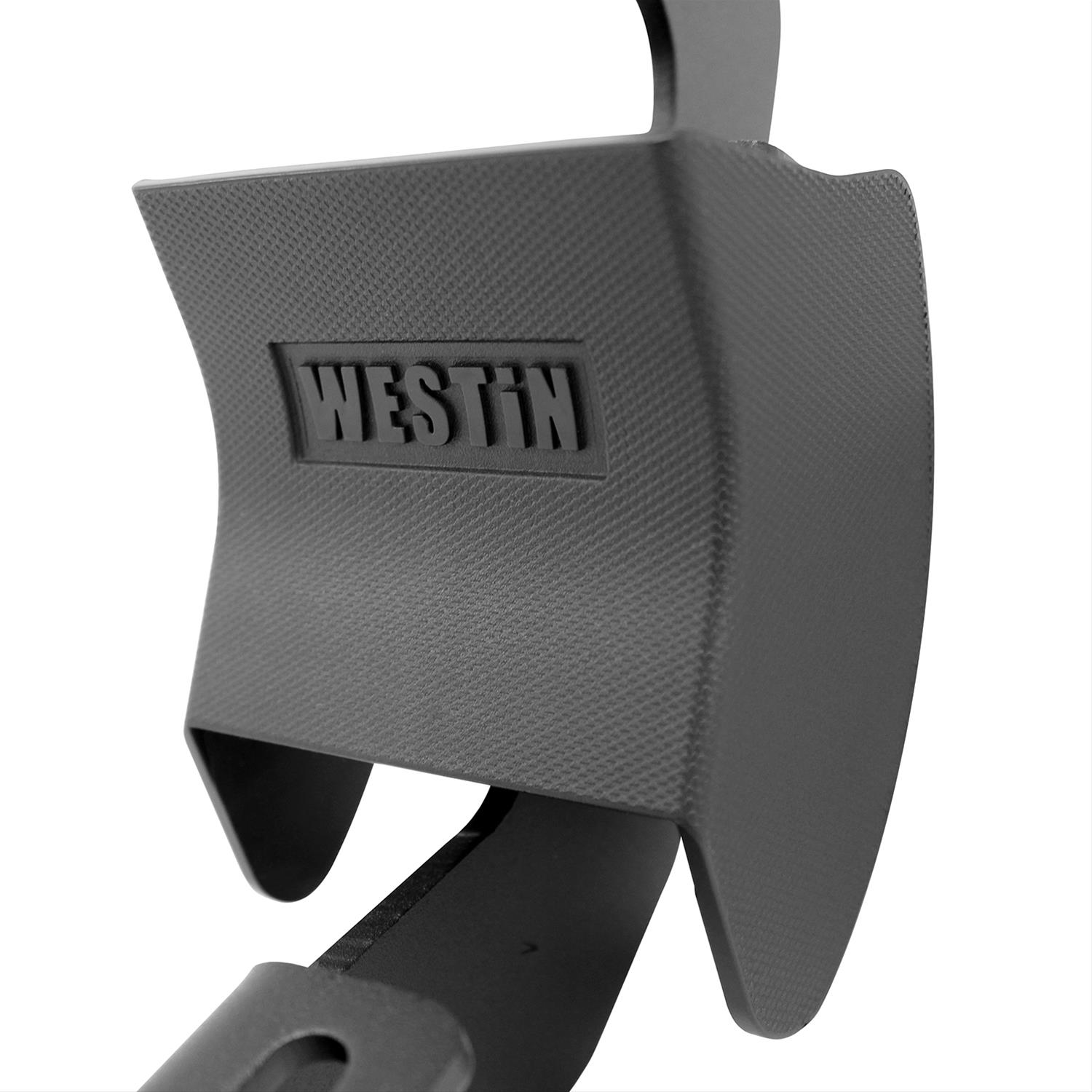 Westin R7 Series Step Bars 28-71075 Bars, Nerf Bars, Series, Aluminum, Black Powdercoated, 7 in. Diameter, Ford, Pair