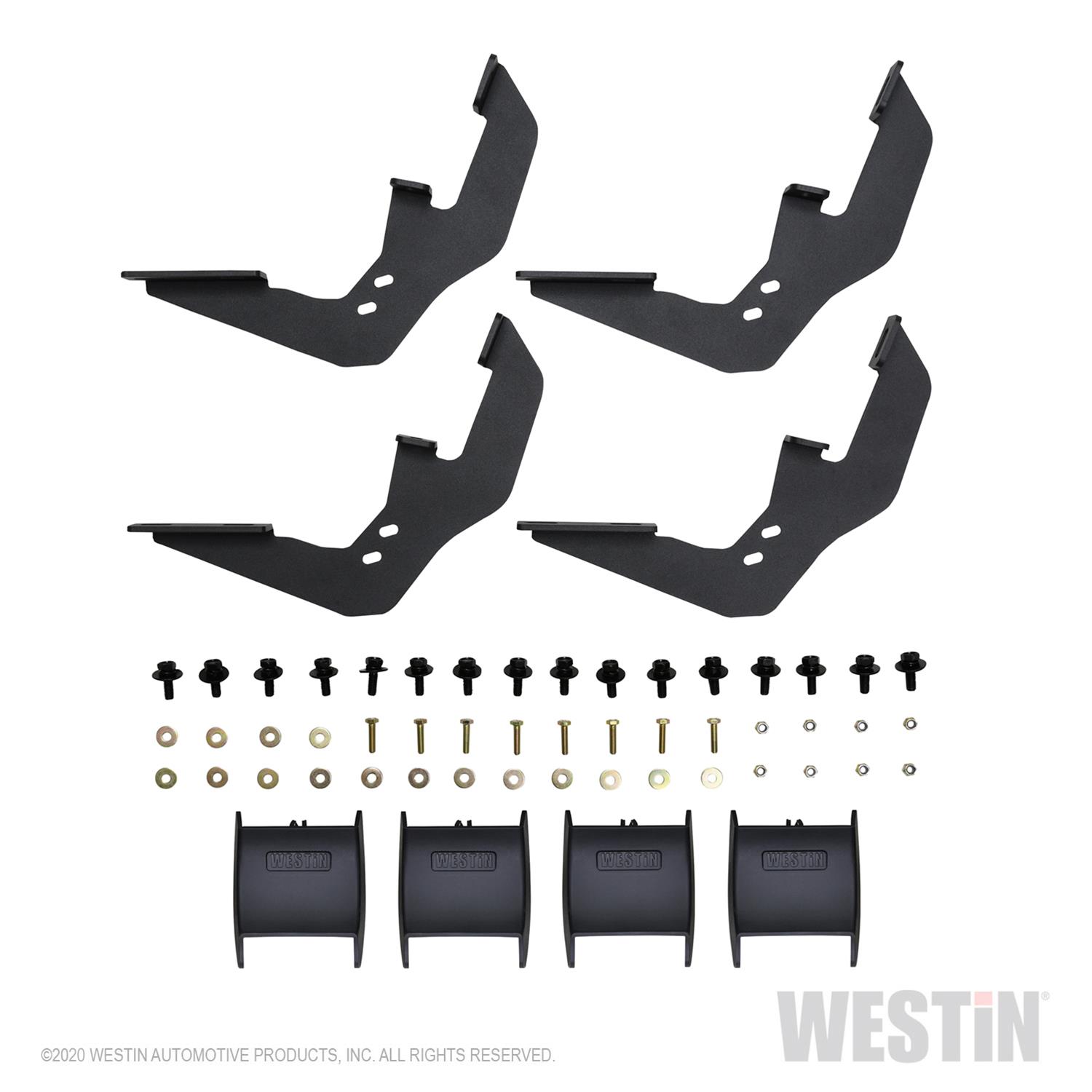 Westin 19-20 Chevy/GMC Silverado/Sierra 1500 Regular Cab R7 Nerf Step Bars - Black thumbnail 4