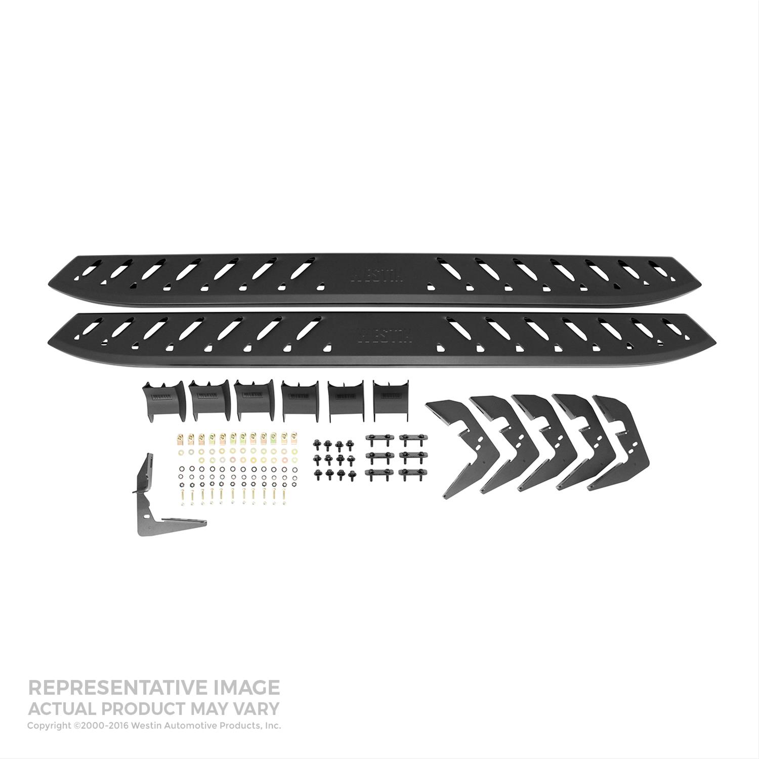 Westin 2015-2018 Ford F-150 SuperCrew Thrasher Running Boards - Textured Black thumbnail 6