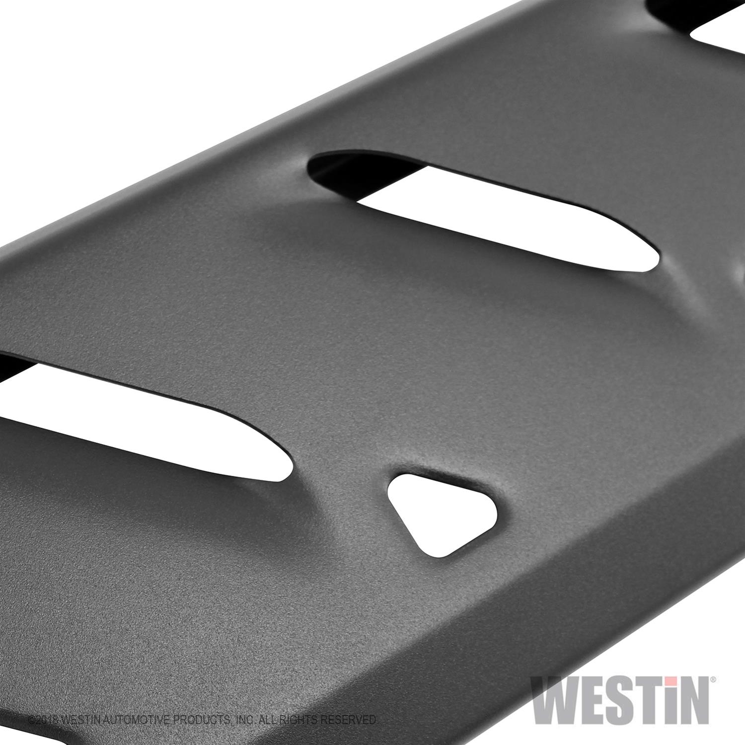 Westin Thrasher Running Boards 28-81265 Boards, Thrasher, Steel, Textured Black Powdercoat, Extended Cab, Chevrolet, GMC, Pair thumbnail 2
