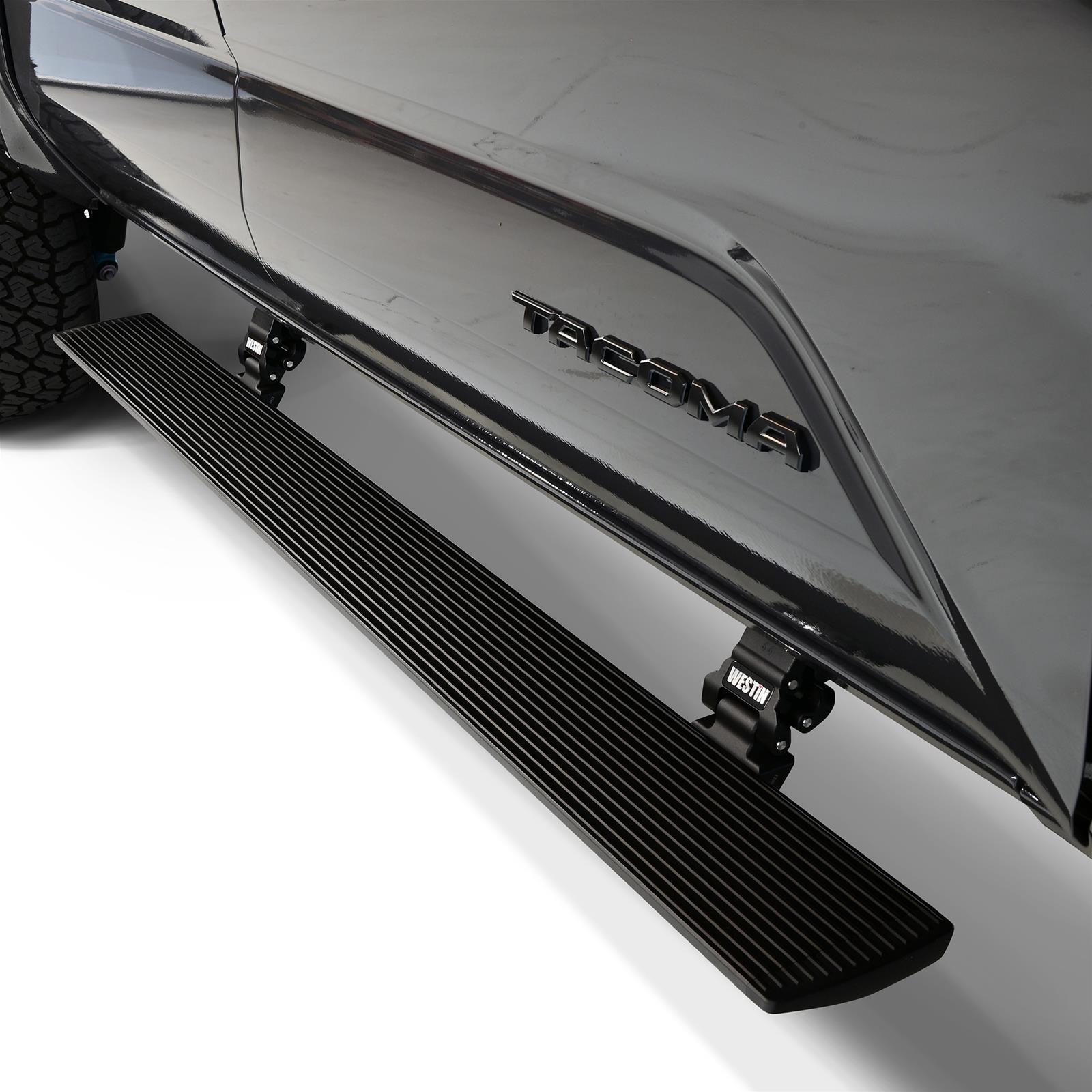 Westin 2024-2026 Toyota Tacoma Double Cab Pro-E Electric Running Boards - Textured Black thumbnail 2