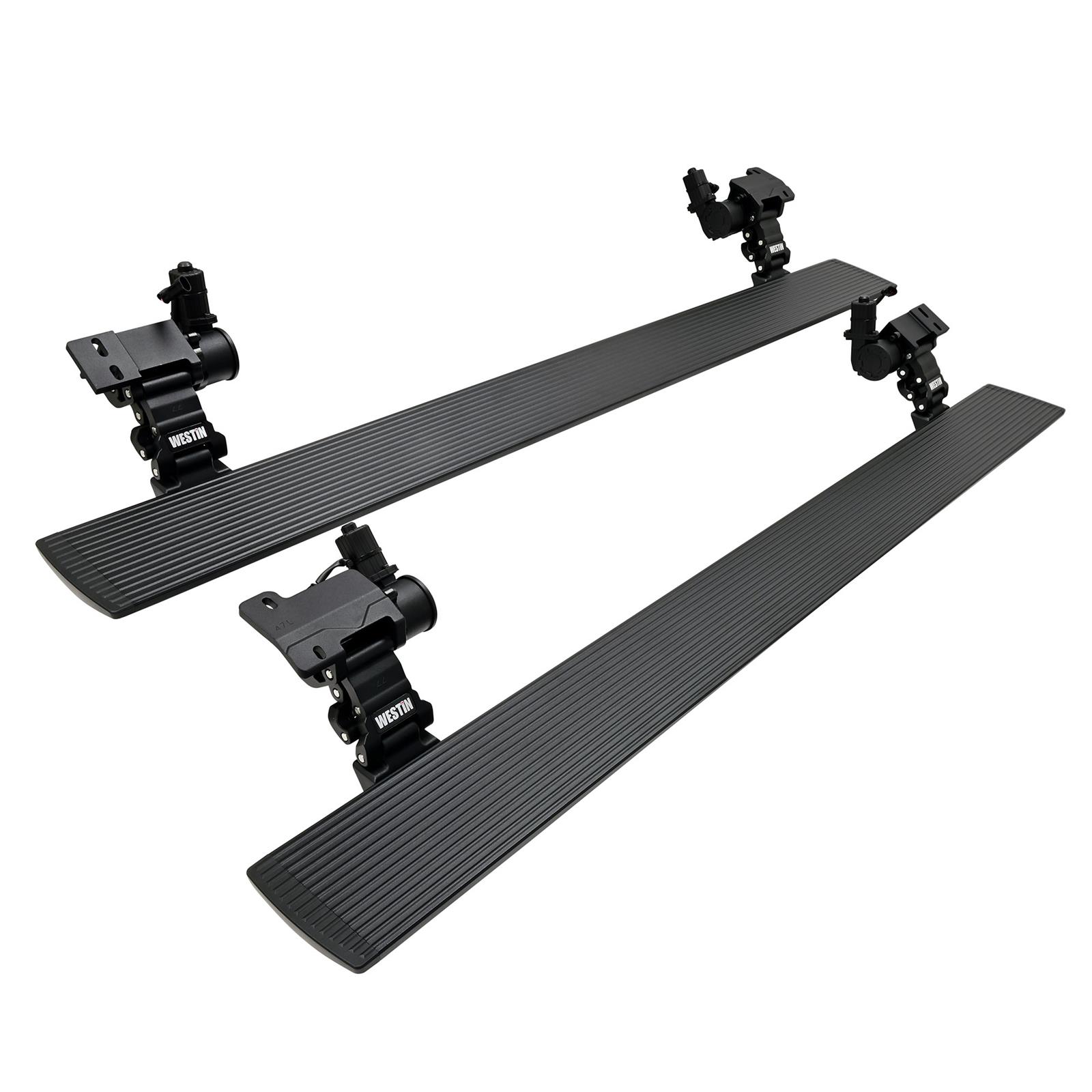 Westin 07-18 Chevrolet Silverado Crew Cab Pro-e Electric Running Boards - Textured Black