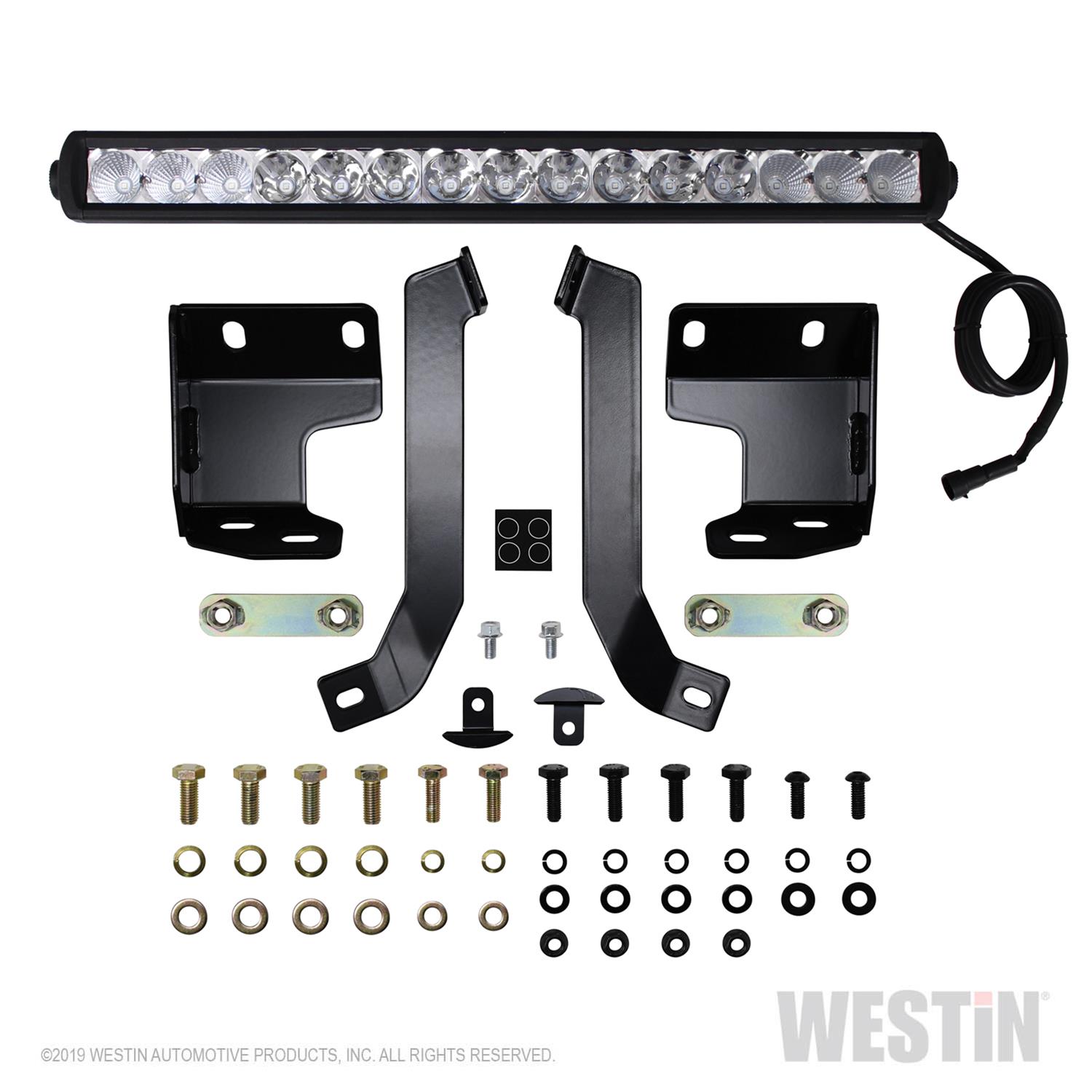 Westin Ultimate LED Bull Bars for 2019-2023 RANGER - 32-3985L Grille Guard, LED, Steel, Black, Ford, Each thumbnail 7