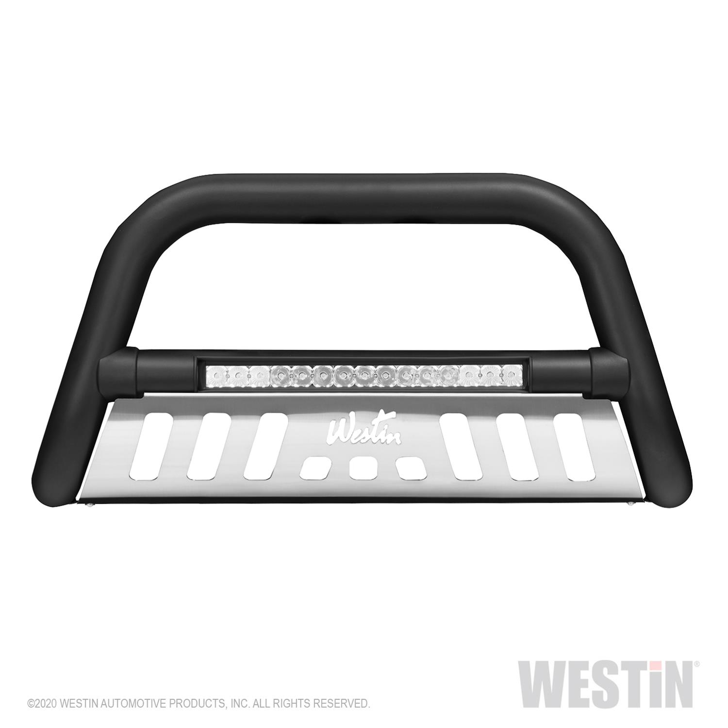 Westin Ultimate LED Bull Bars for 2020-2025 SILVERADO 2500 HD, 2020-2023 3500 HD - 32-3995L Grille Guard, LED, Steel, Black, Chevy, Each thumbnail 4