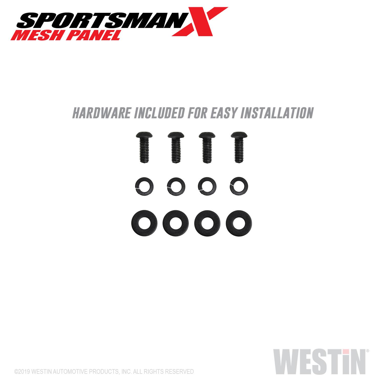 Westin 2005-2020 Chevrolet/Nissan/Toyota Sportsman X Mesh Panel (Textured Black) thumbnail 2
