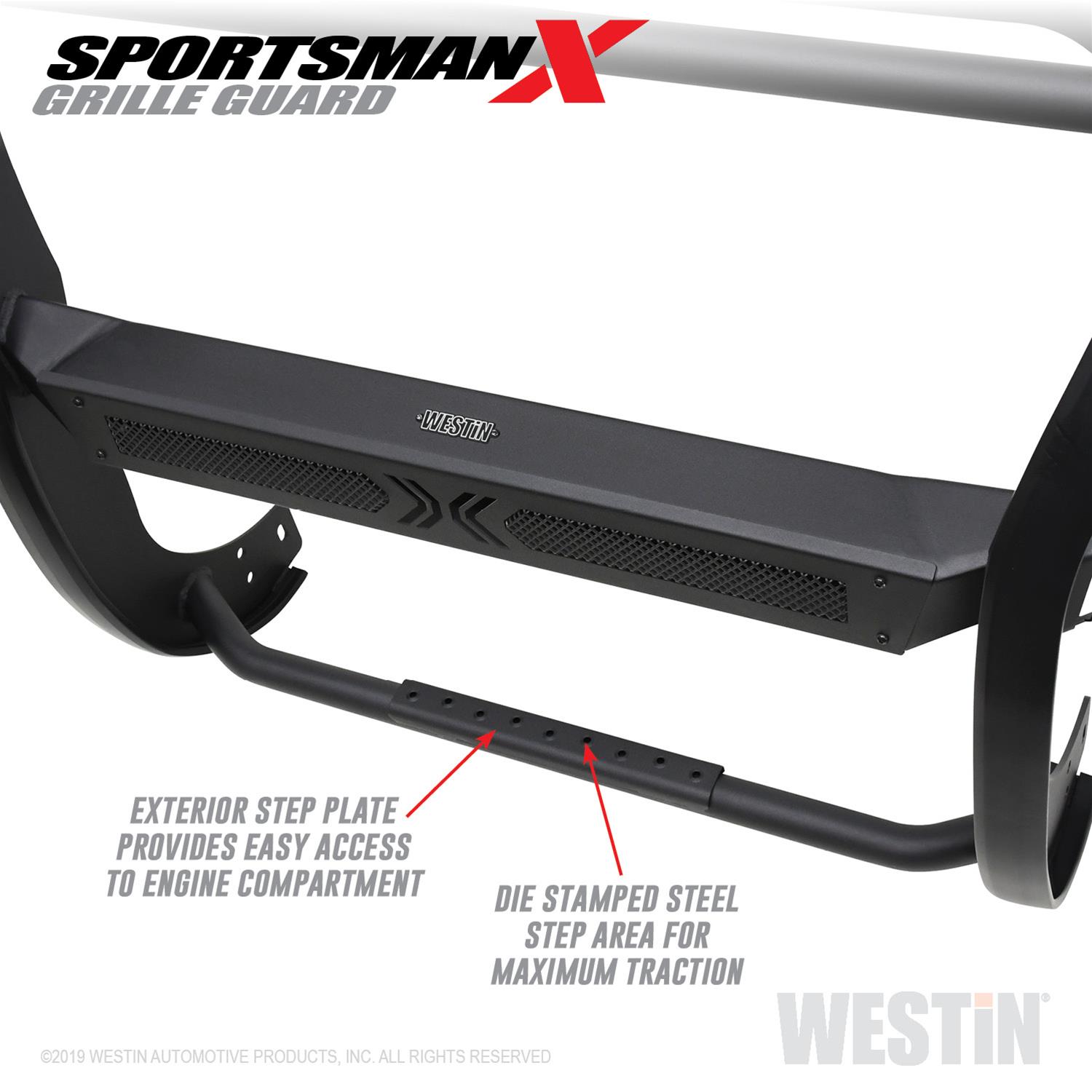 Westin 12-20 Nissan Frontier Sportsman X Grille Guard - Textured Black thumbnail 8