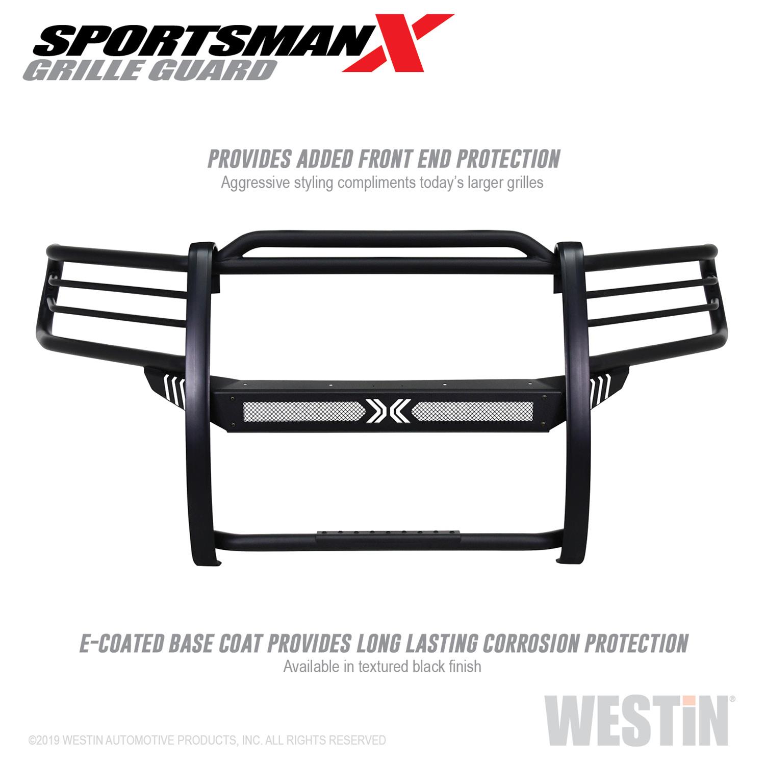 Westin 14-21 Toyota 4Runner (Excl. Limited) Sportsman X Grille Guard - Textured Black thumbnail 6
