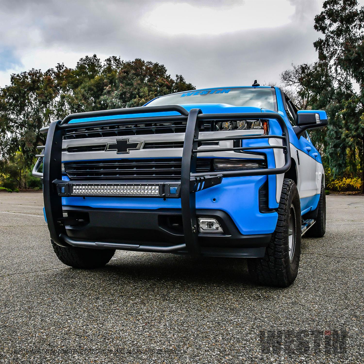 Westin 19-21 Chevy 1500 Sportsman X Grille Guard - Textured Black (Excl. 2019 Silverado LD) thumbnail 7