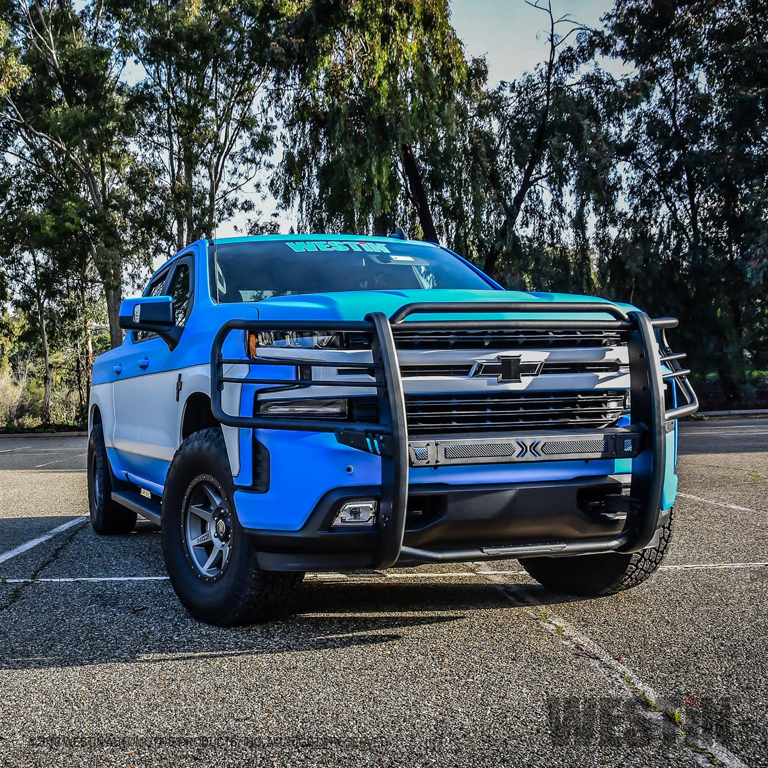 Westin 19-21 Chevy 1500 Sportsman X Grille Guard - Textured Black (Excl. 2019 Silverado LD) thumbnail 3
