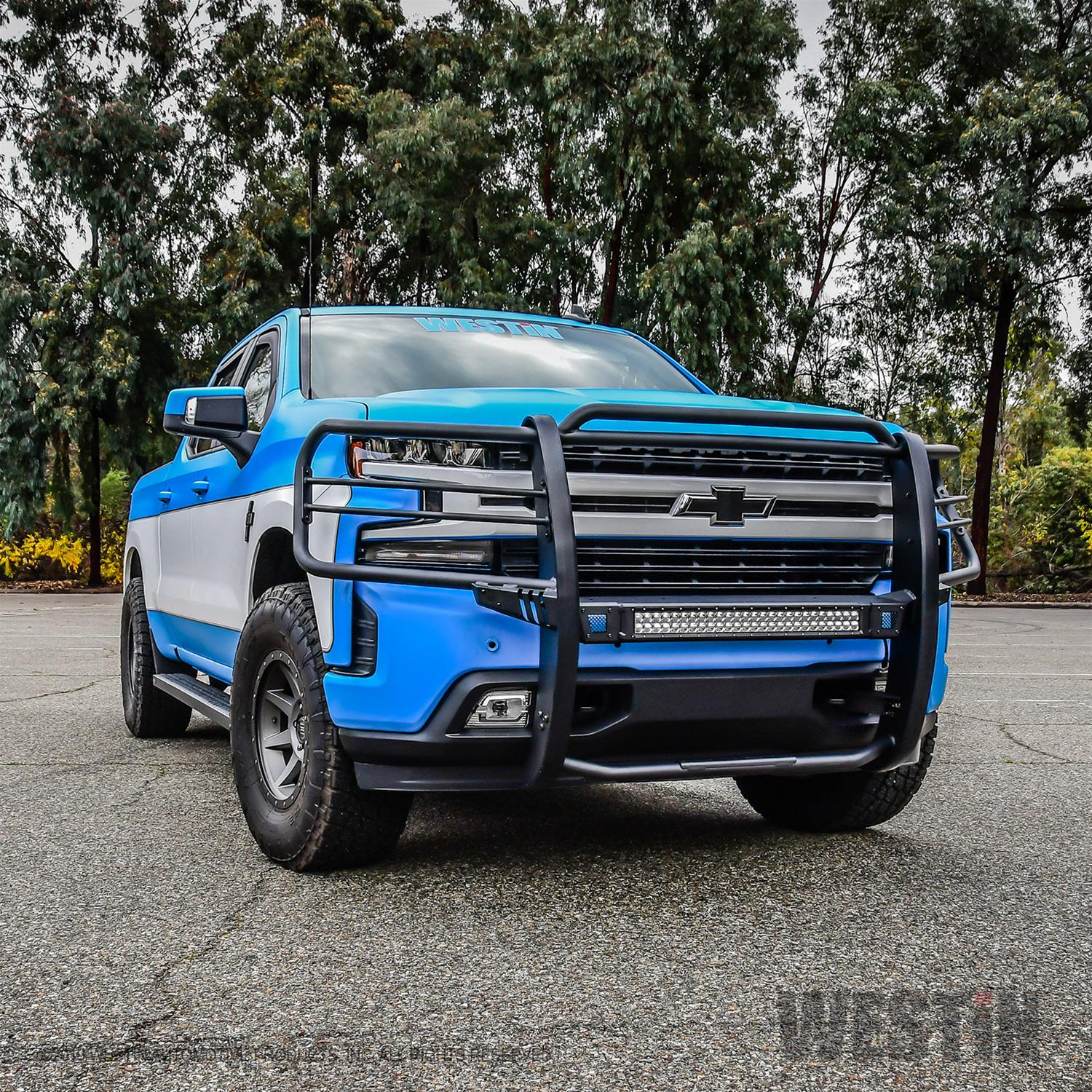 Westin 19-21 Chevy 1500 Sportsman X Grille Guard - Textured Black (Excl. 2019 Silverado LD) thumbnail 4