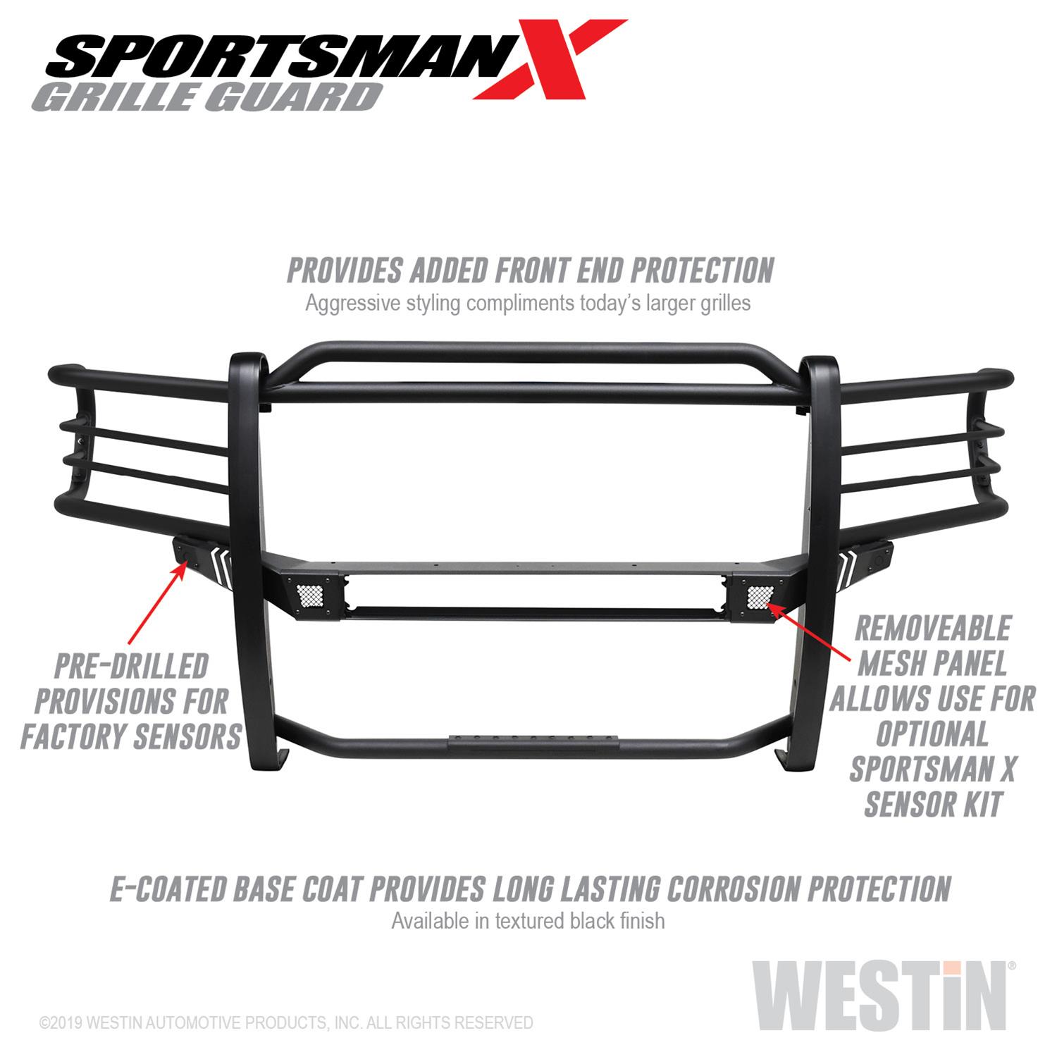 Westin 19-20 Ram 2500/3500 Sportsman X Grille Guard - Textured Black thumbnail 9