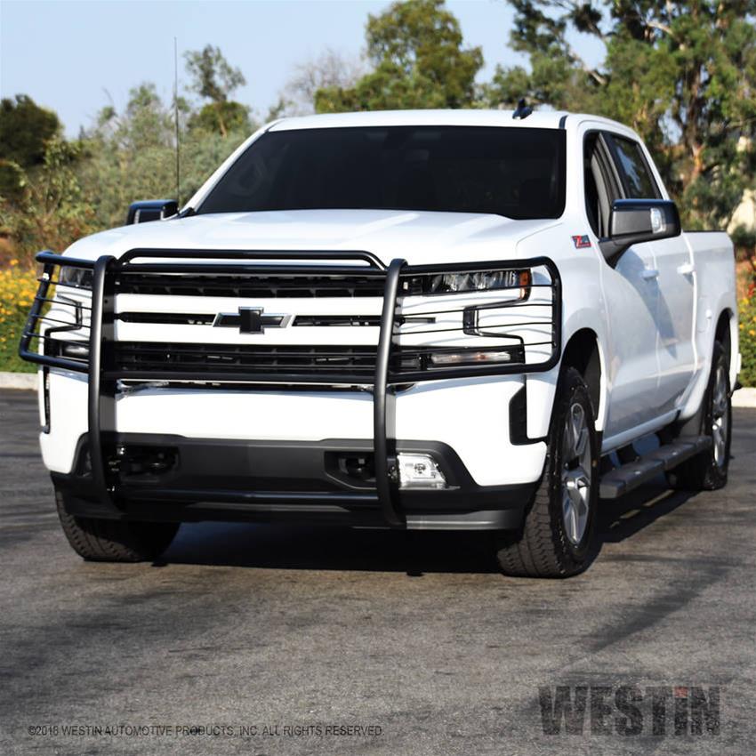 Westin 2019 Chevrolet Silverado 1500 Sportsman Grille Guard - Black thumbnail 3