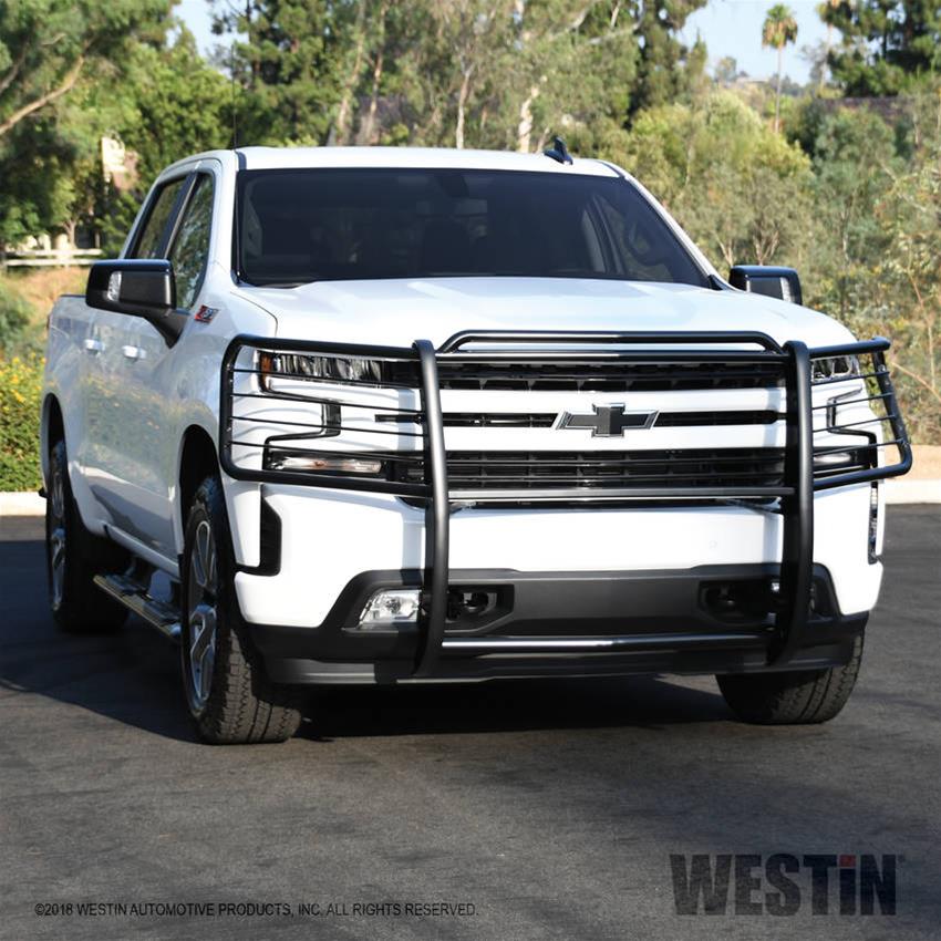 Westin 2019 Chevrolet Silverado 1500 Sportsman Grille Guard - Black thumbnail 2