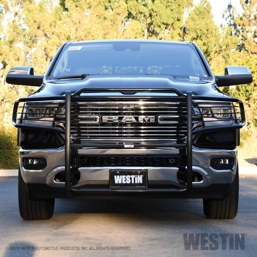 Westin 19-21 Ram 1500 (Excl. 19-21 Ram 1500 Classic)(Excl. Rebel) Sportsman Grille Guard - Black thumbnail 3