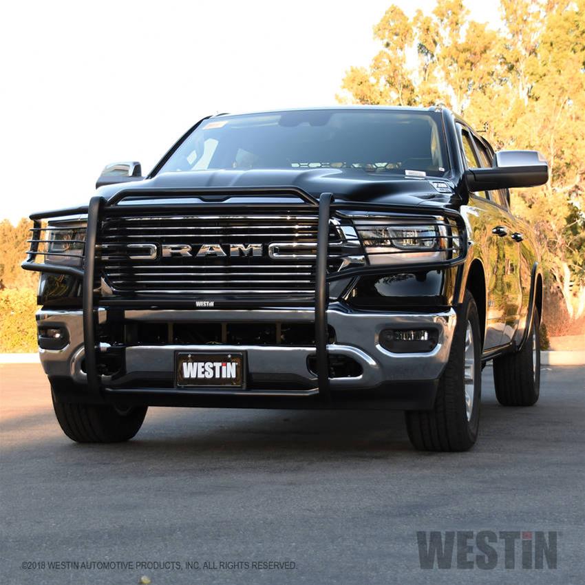 Westin 19-21 Ram 1500 (Excl. 19-21 Ram 1500 Classic)(Excl. Rebel) Sportsman Grille Guard - Black thumbnail 4
