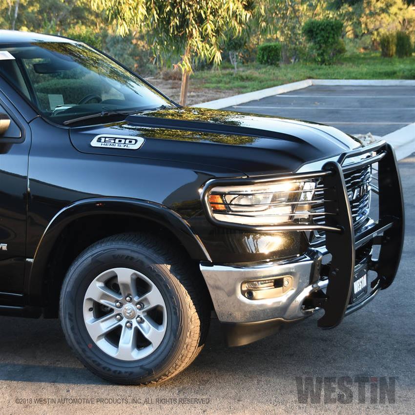 Westin 19-21 Ram 1500 (Excl. 19-21 Ram 1500 Classic)(Excl. Rebel) Sportsman Grille Guard - Black thumbnail 2