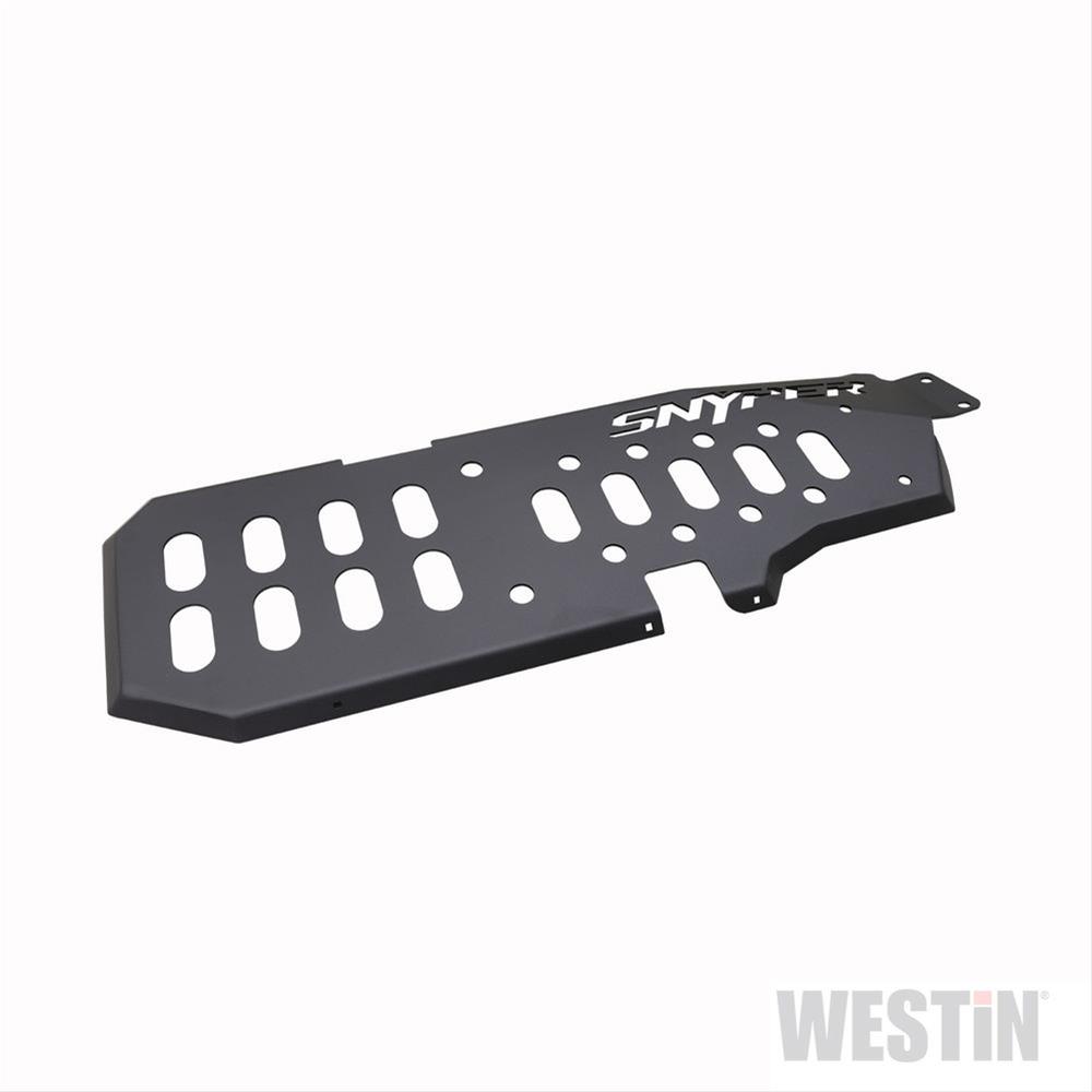 Westin/Snyper 07-17 Jeep Wrangler 2Dr Gas Tank Skid Plate - Textured Black thumbnail 4