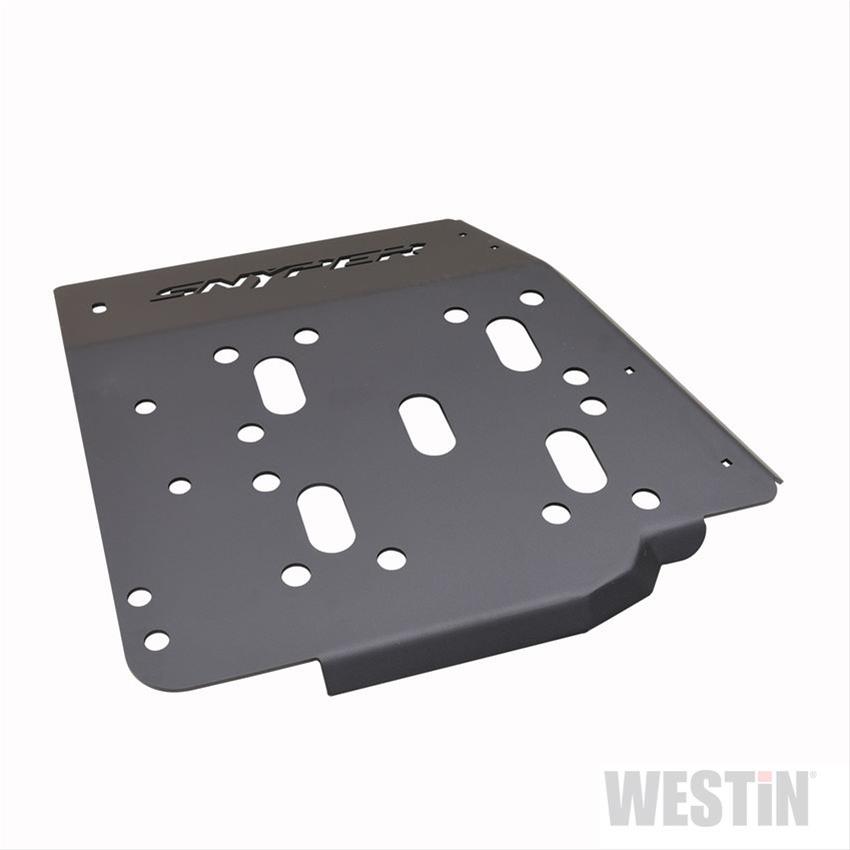 Westin/Snyper 07-17 Jeep Wrangler Transfer Case Skid Plate - Textured Black thumbnail 5