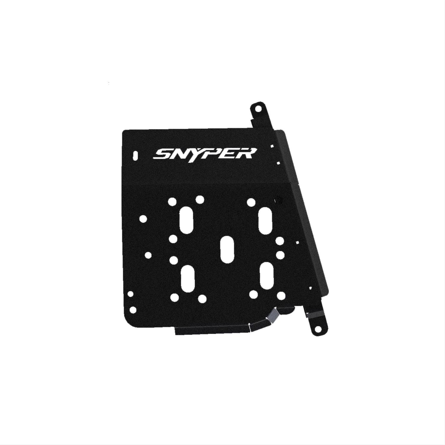 Westin/Snyper 07-17 Jeep Wrangler Transfer Case Skid Plate - Textured Black