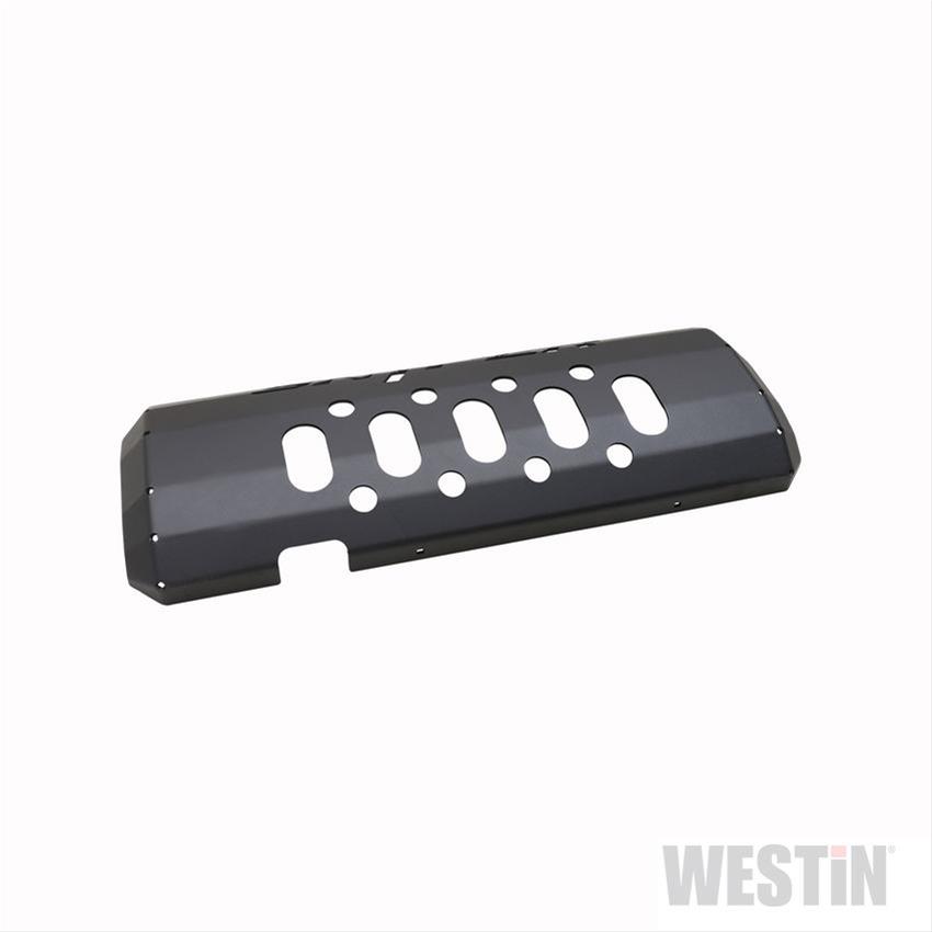 Westin/Snyper 07-17 Jeep Wrangler Muffler Skid Plate - Textured Black thumbnail 4