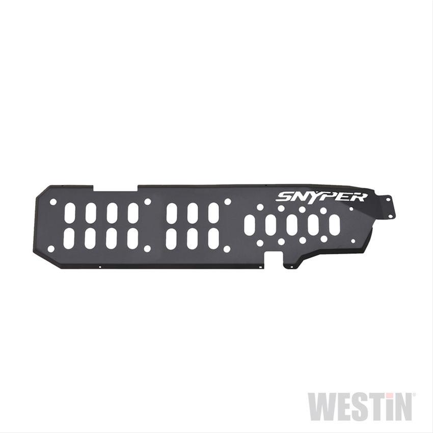 Westin 07-17 Jeep Wrangler Unlimited Gas Tank Skid Plate - Textured Black thumbnail 4