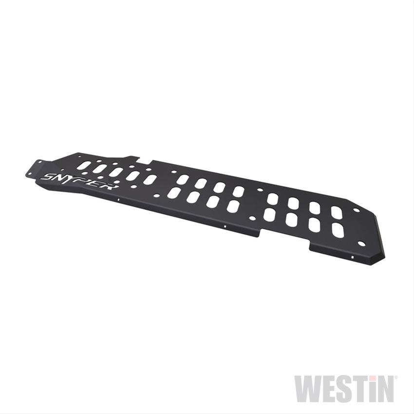 Westin 07-17 Jeep Wrangler Unlimited Gas Tank Skid Plate - Textured Black thumbnail 6