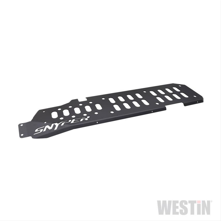 Westin 07-17 Jeep Wrangler Unlimited Gas Tank Skid Plate - Textured Black thumbnail 5