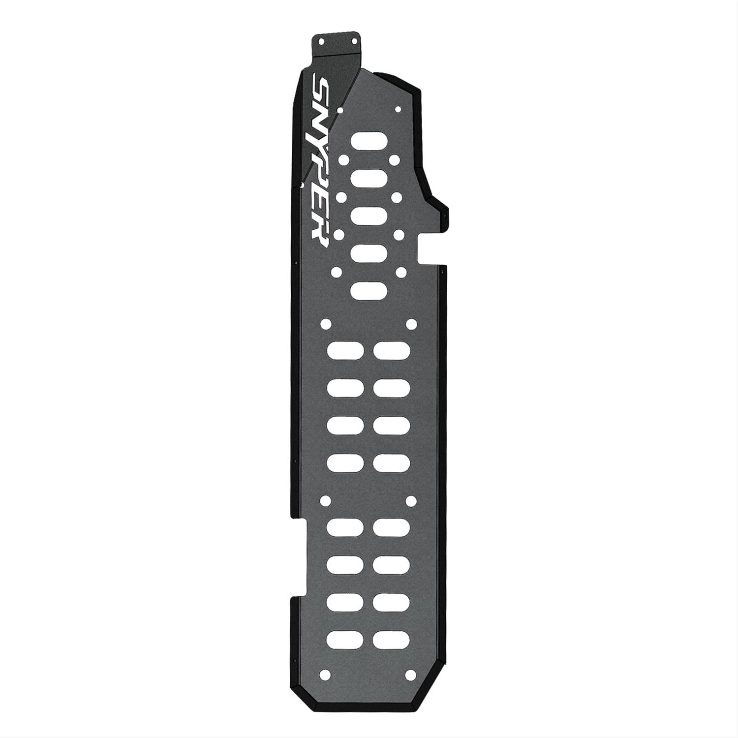 Westin 07-17 Jeep Wrangler Unlimited Gas Tank Skid Plate - Textured Black