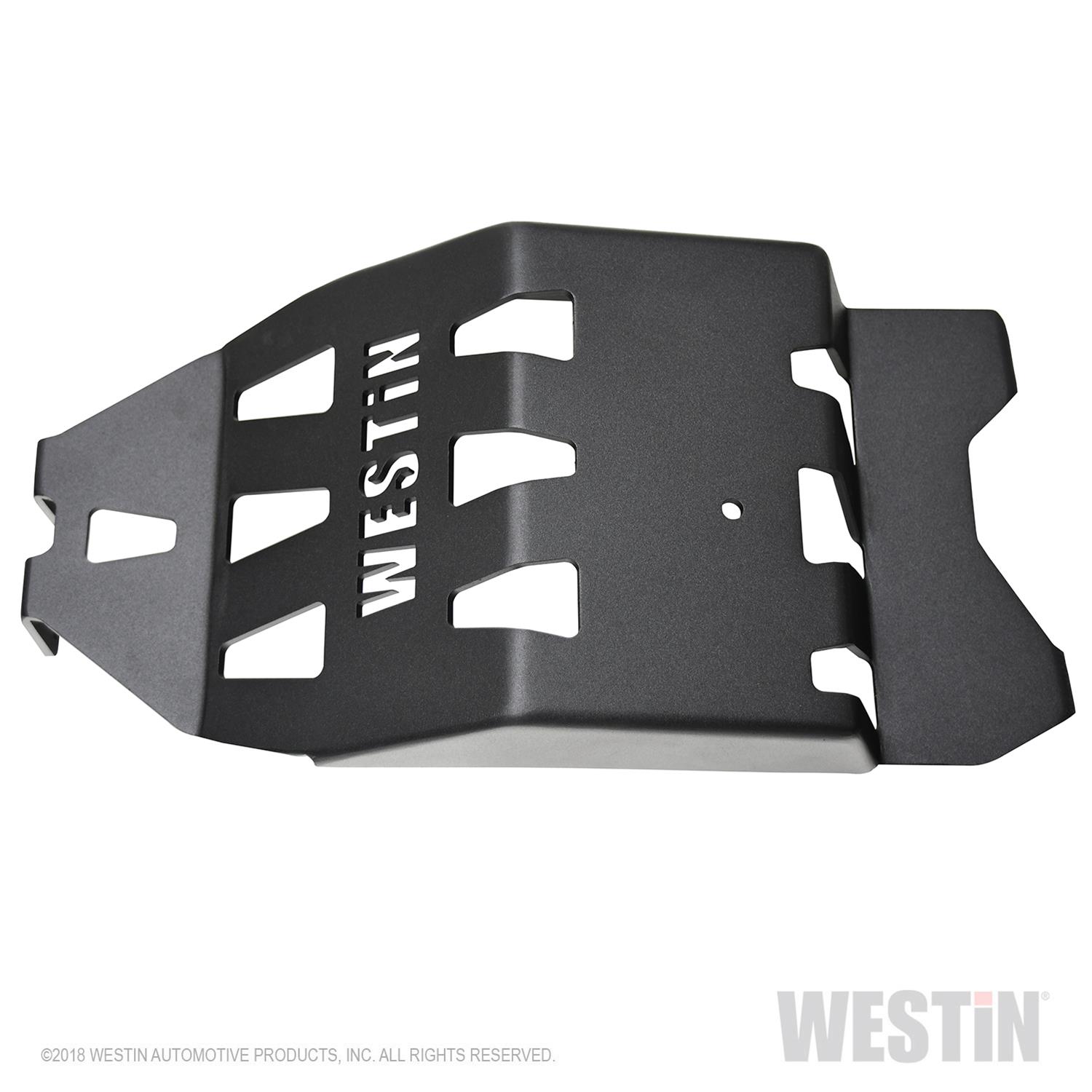 Westin/Snyper 18-21 Jeep Wrangler JL Oil Pan Skid Plate - Textured Black thumbnail 2