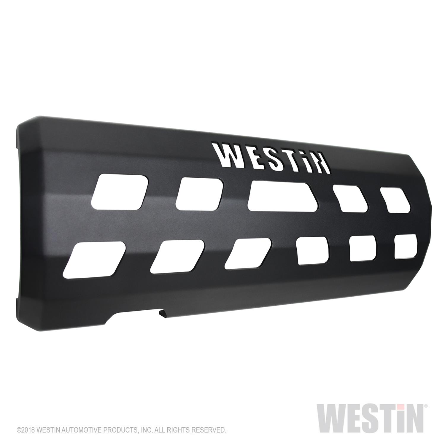 Westin 18-22 Jeep Wrangler JL (Excl. 4xe) Muffler Skid Plate - Tex. Blk thumbnail 3