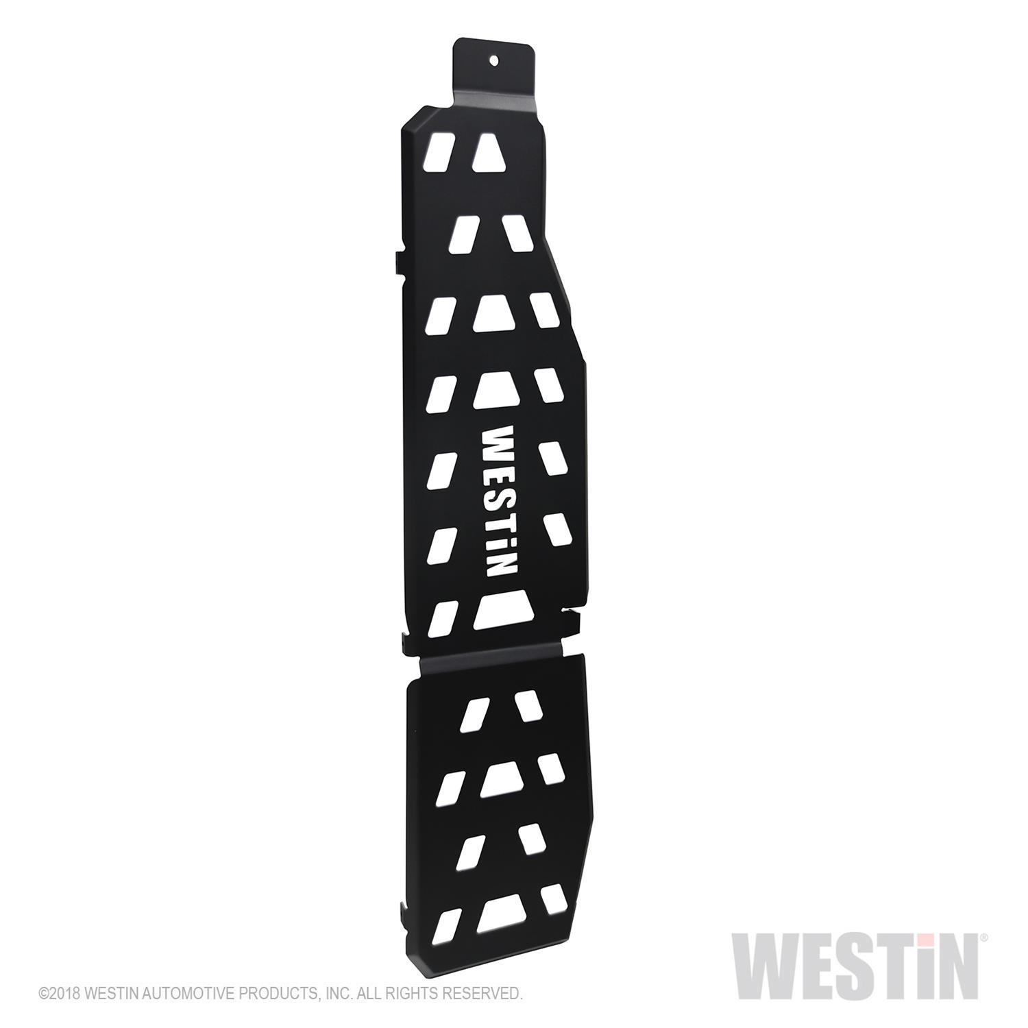 Westin 18-22 Jeep Wrangler JLU 4dr. (Excl. 4xe) Gas Tank Skid Plate - Tex. Blk thumbnail 3