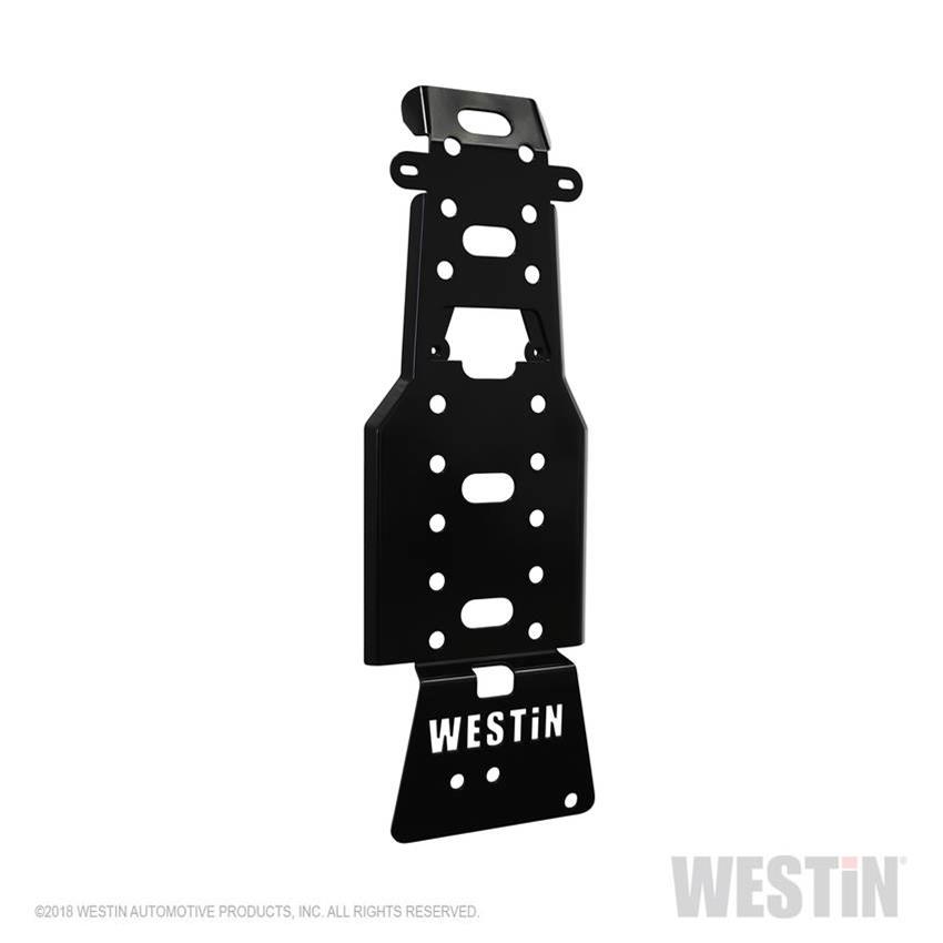 Westin/Snyper 07-11 Jeep Wrangler Transmission Pan Skid Plate - Textured Black thumbnail 5