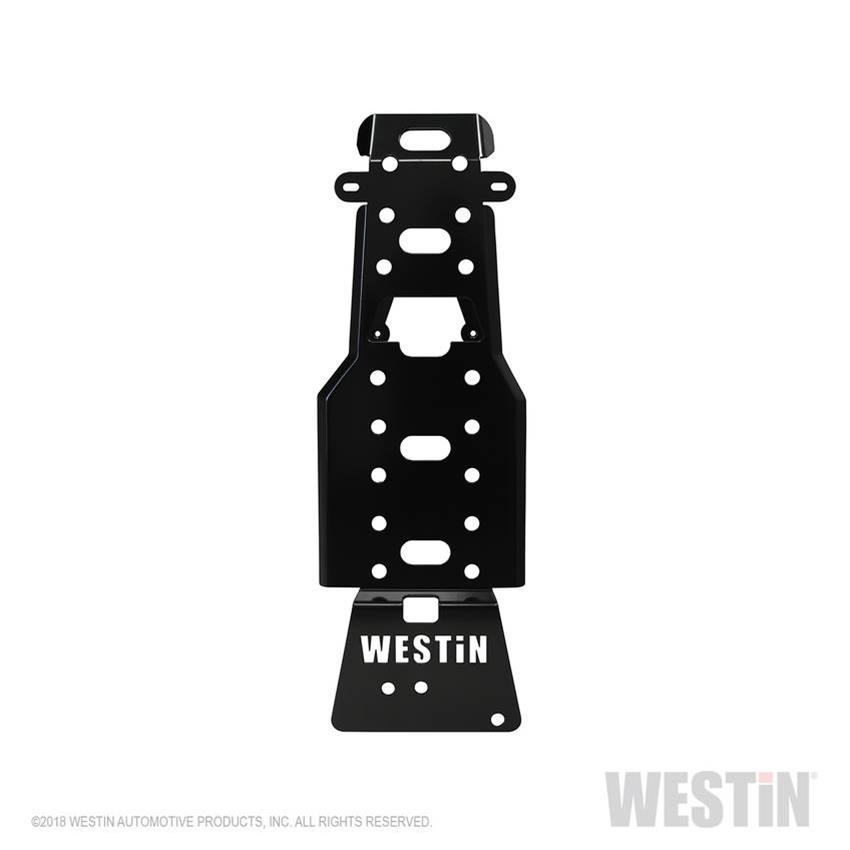Westin/Snyper 07-11 Jeep Wrangler Transmission Pan Skid Plate - Textured Black thumbnail 6