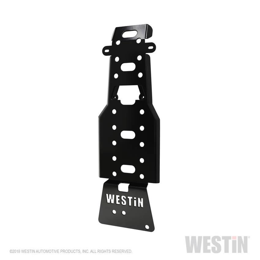 Westin/Snyper 07-11 Jeep Wrangler Transmission Pan Skid Plate - Textured Black thumbnail 7