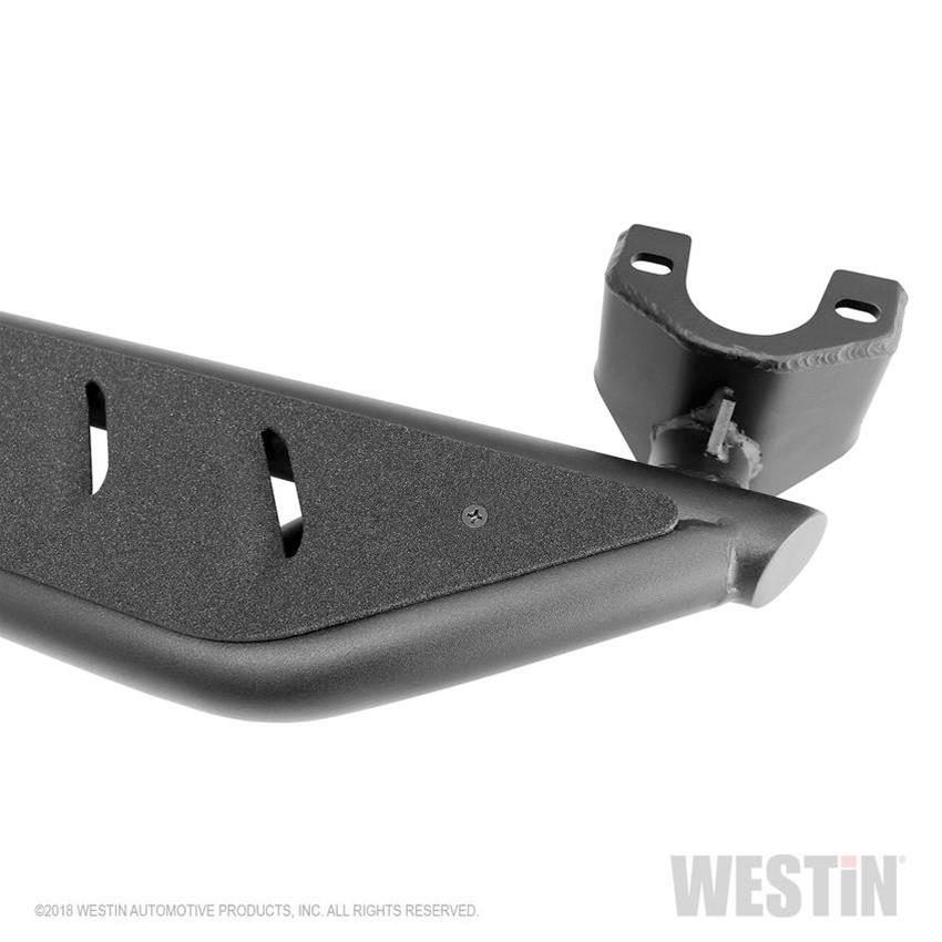 Westin/Snyper 2018+ Jeep Wrangler JL Unlimited 4DR Triple Tube Rock Rail Steps - Textured Black thumbnail 2