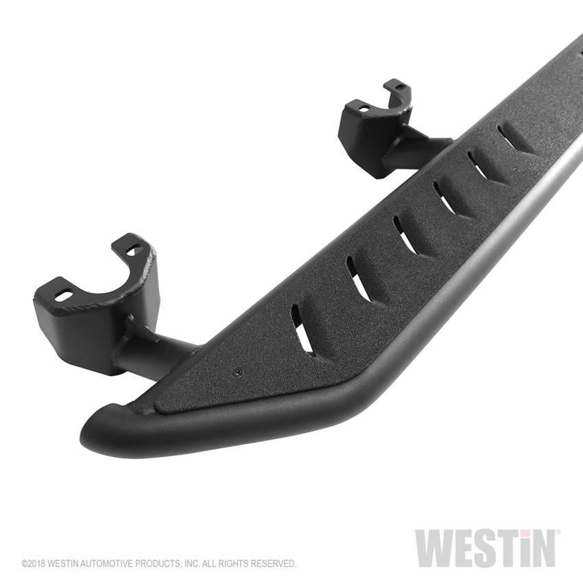 Westin/Snyper 2018+ Jeep Wrangler JL Unlimited 4DR Triple Tube Rock Rail Steps - Textured Black thumbnail 3