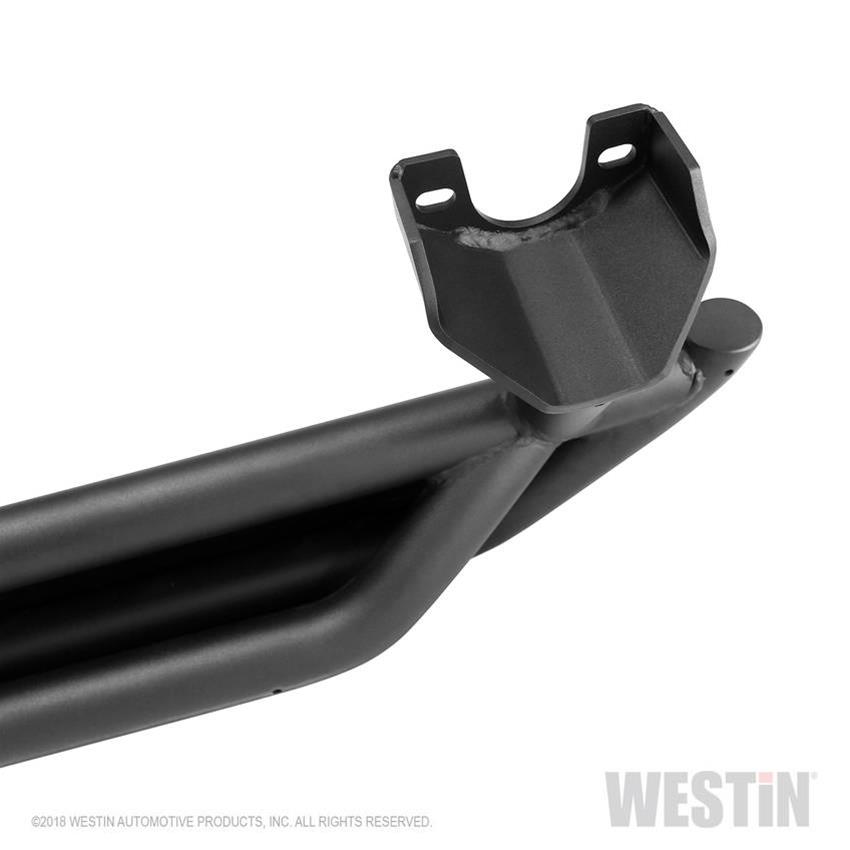 Westin/Snyper 2018+ Jeep Wrangler JL Unlimited 4DR Triple Tube Rock Rail Steps - Textured Black thumbnail 4