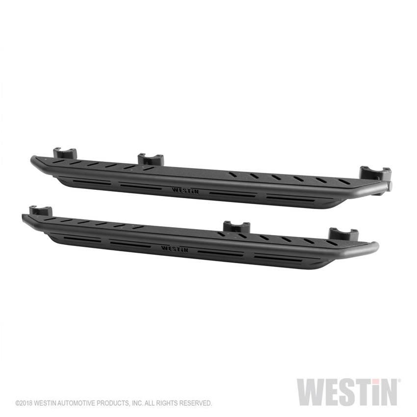 Westin/Snyper 2018+ Jeep Wrangler JL Unlimited 4DR Triple Tube Rock Rail Steps - Textured Black thumbnail 6