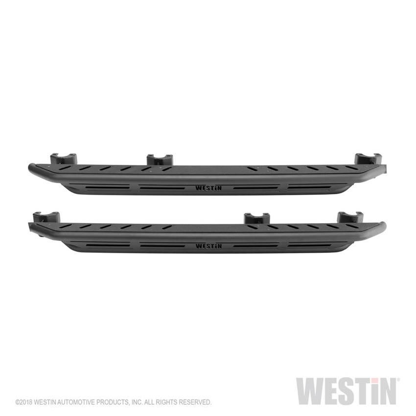 Westin/Snyper 2018+ Jeep Wrangler JL Unlimited 4DR Triple Tube Rock Rail Steps - Textured Black thumbnail 9
