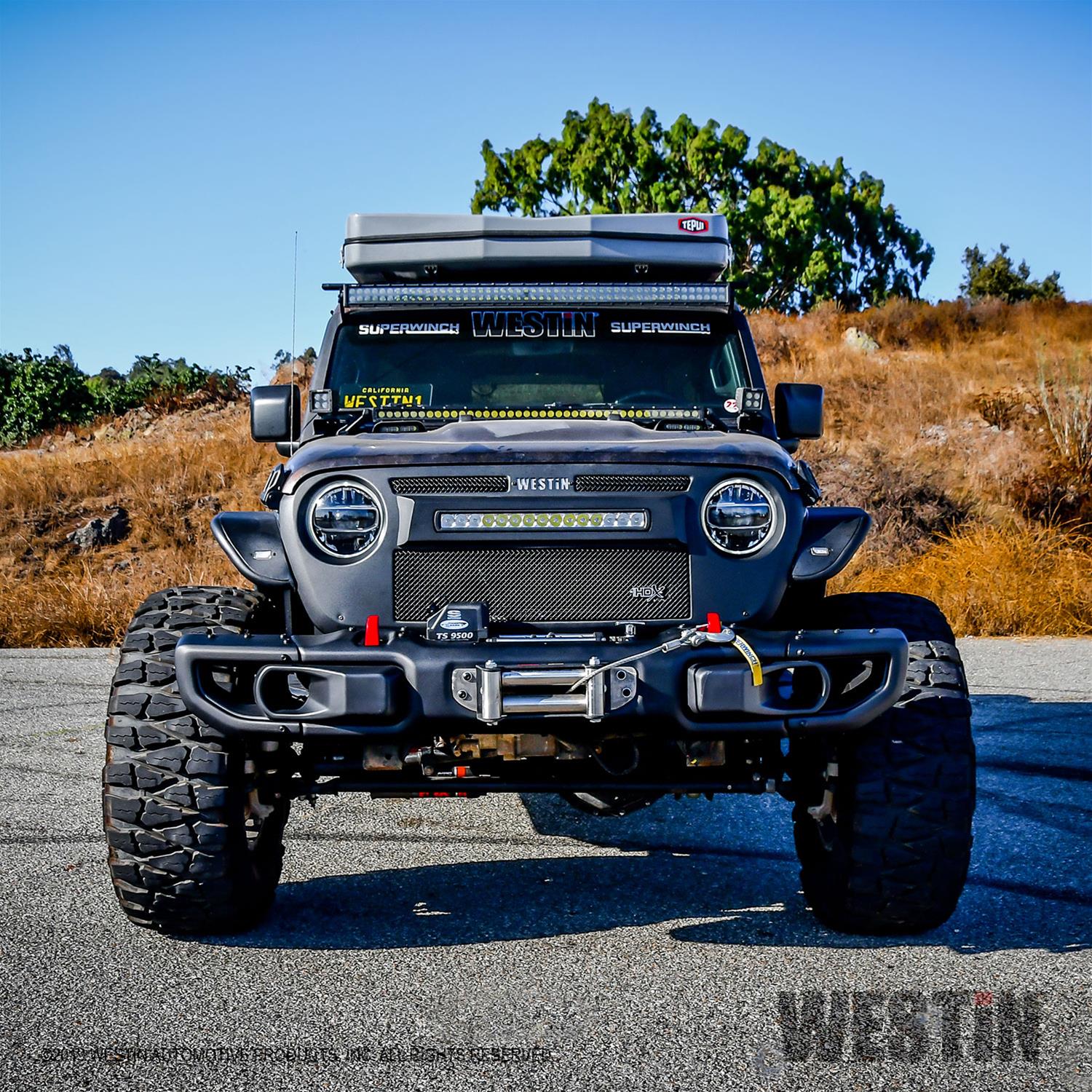 Westin 2018-2026 Jeep JL Wrangler (2dr/4dr) WJ2 Winch Tray - Black thumbnail 4