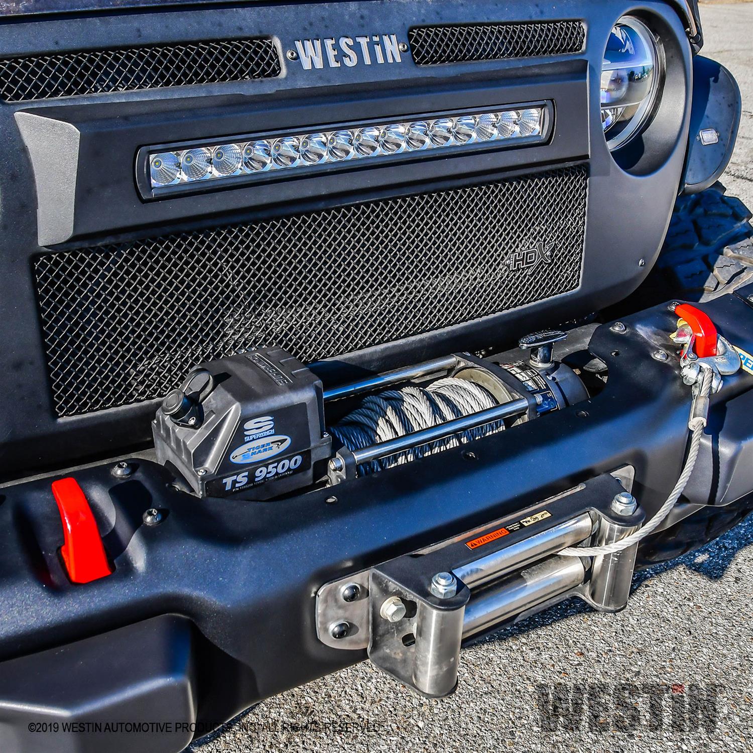 Westin 2018-2026 Jeep JL Wrangler (2dr/4dr) WJ2 Winch Tray - Black thumbnail 2