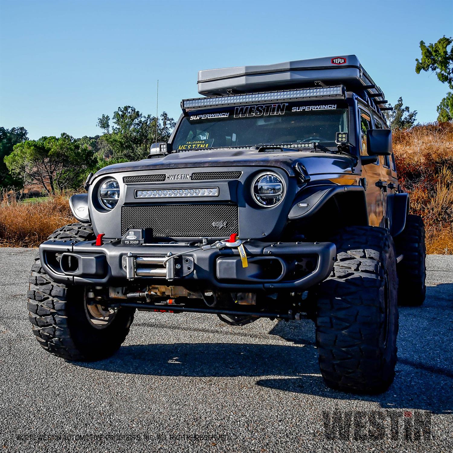 Westin 2018-2026 Jeep JL Wrangler (2dr/4dr) WJ2 Winch Tray - Black thumbnail 3