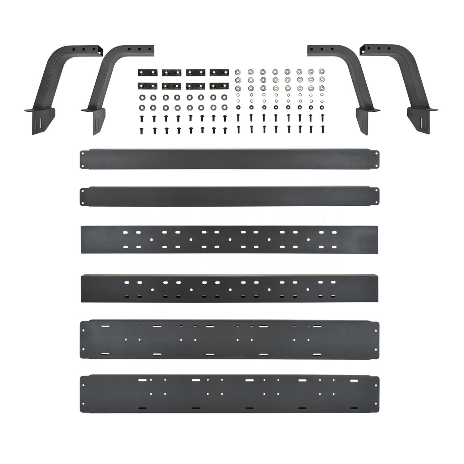 Westin 05-21 Toyota Tacoma 5ft Bed Overland Cargo Rack - Textured Black (1x wes51-20015, 1x wes51-30005) thumbnail 7