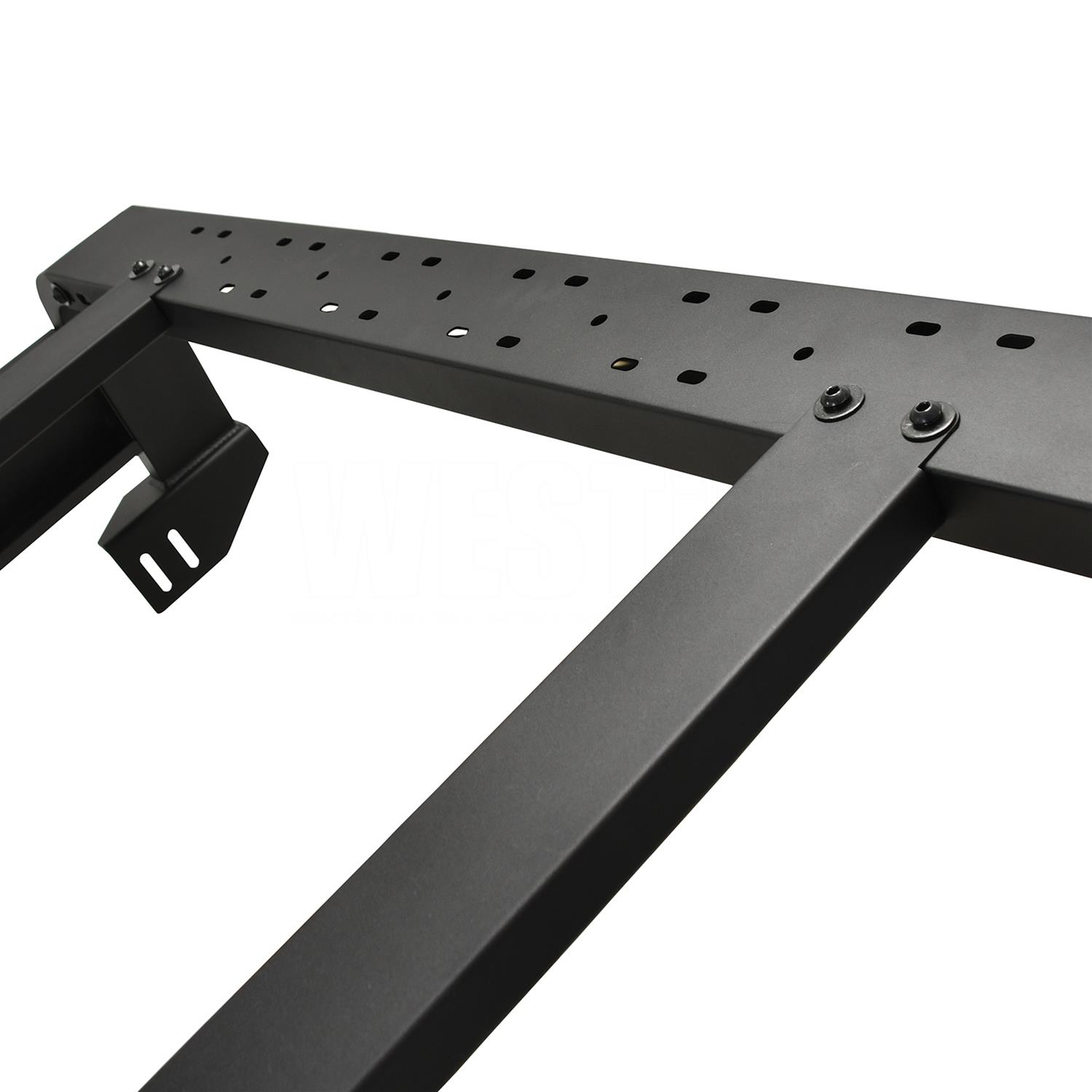 Westin 05-21 Toyota Tacoma 5ft Bed Overland Cargo Rack - Textured Black (1x wes51-20015, 1x wes51-30005) thumbnail 6